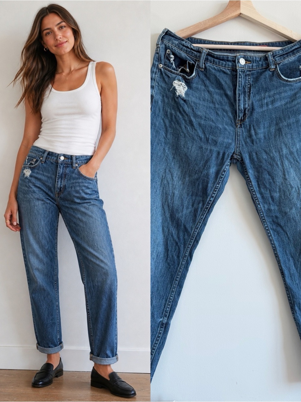 Pilcro The Heritage Boyfriend Jeans